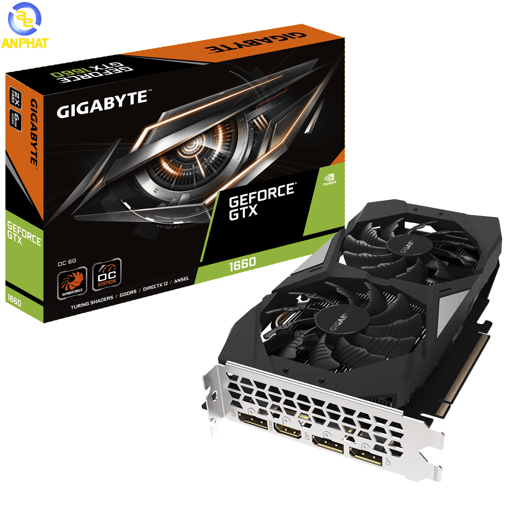 28932 Vga Gigabyte Geforce Gtx 1660 Oc 6gb Gv N1660oc 6gd 1