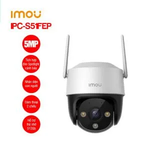 Camera Wifi Full Color Imou Ipc S51fep Cruiser Se 5mp 1